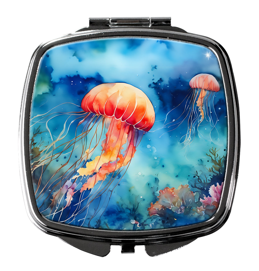 Jellyfish Compact Mirror by Caroline's Treasures