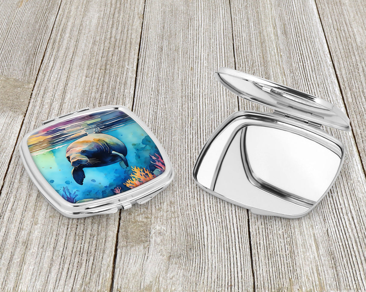 Manatee Compact Mirror by Caroline's Treasures