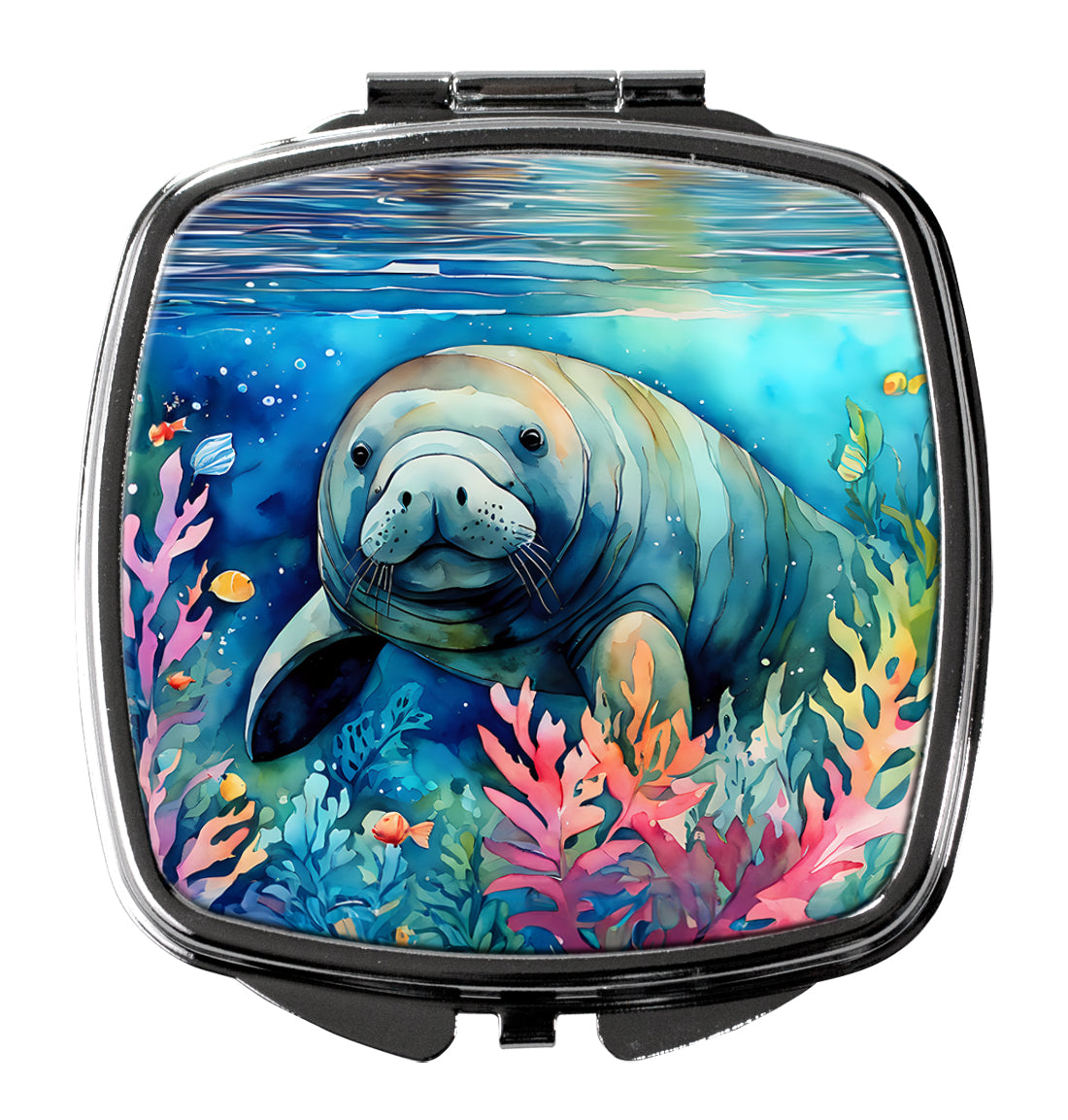 Manatee Compact Mirror by Caroline's Treasures