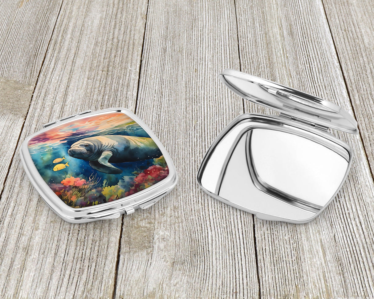 Manatee Compact Mirror by Caroline's Treasures