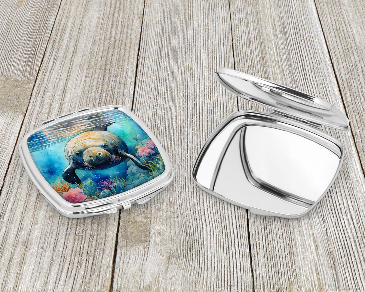 Manatee Compact Mirror by Caroline's Treasures