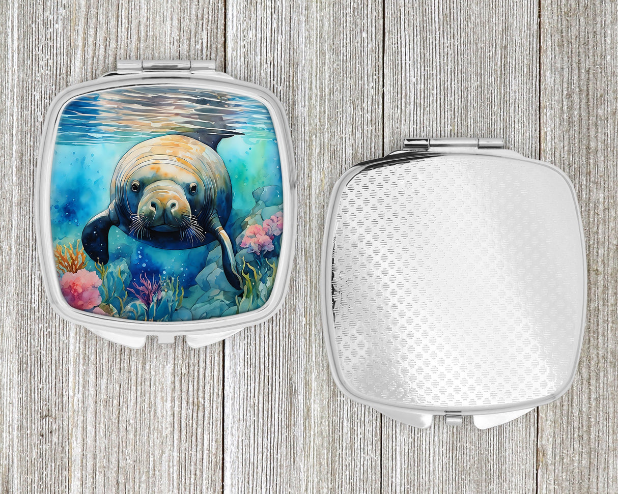 Manatee Compact Mirror by Caroline's Treasures