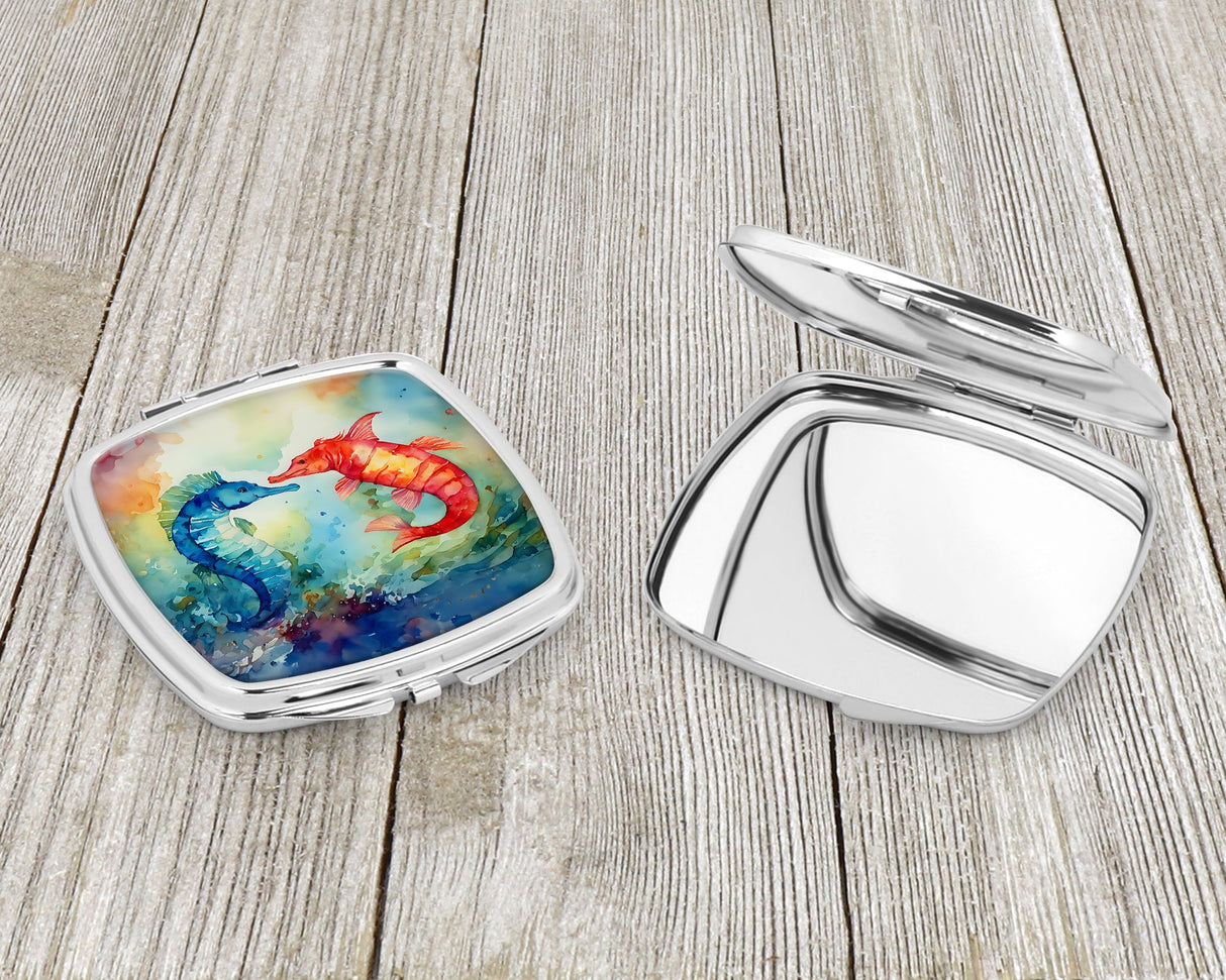 Seahorses Compact Mirror by Caroline's Treasures