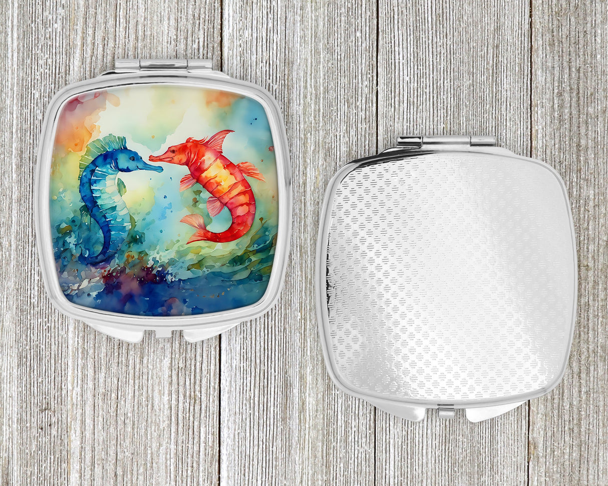 Seahorses Compact Mirror by Caroline's Treasures