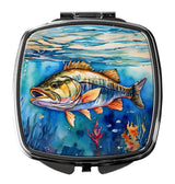 Striped Bass Compact Mirror by Caroline's Treasures