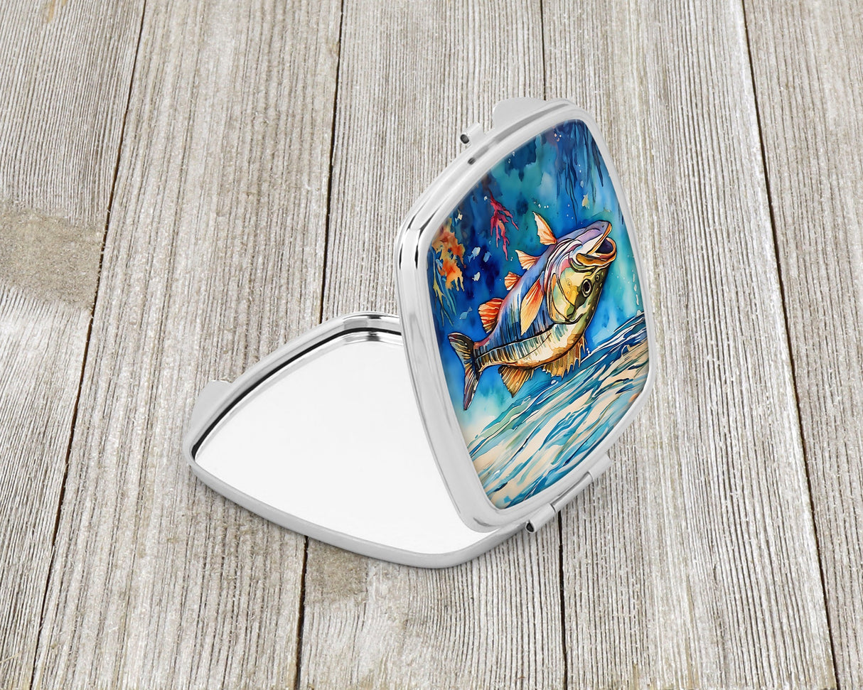 Striped Bass Compact Mirror by Caroline's Treasures