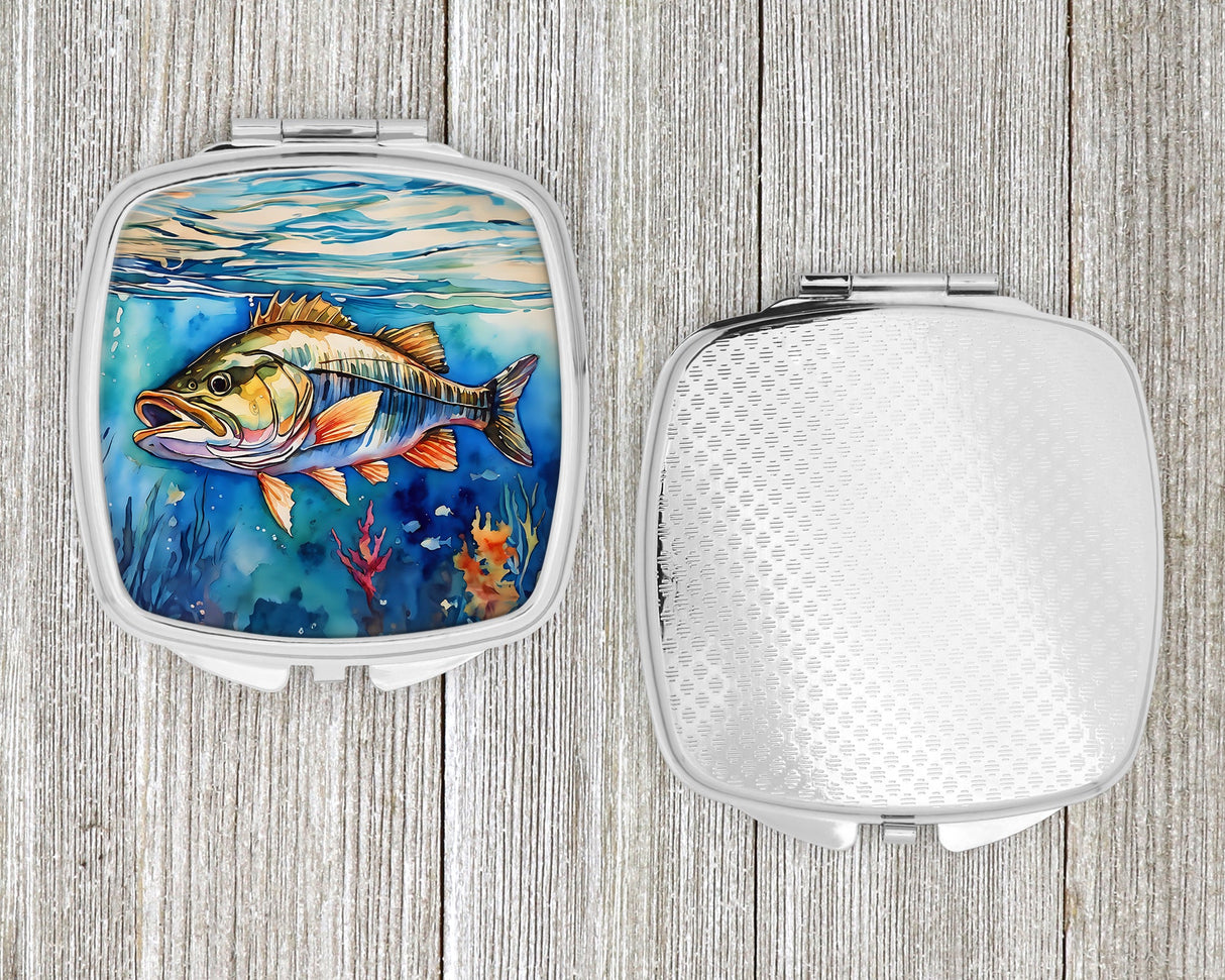 Striped Bass Compact Mirror by Caroline's Treasures