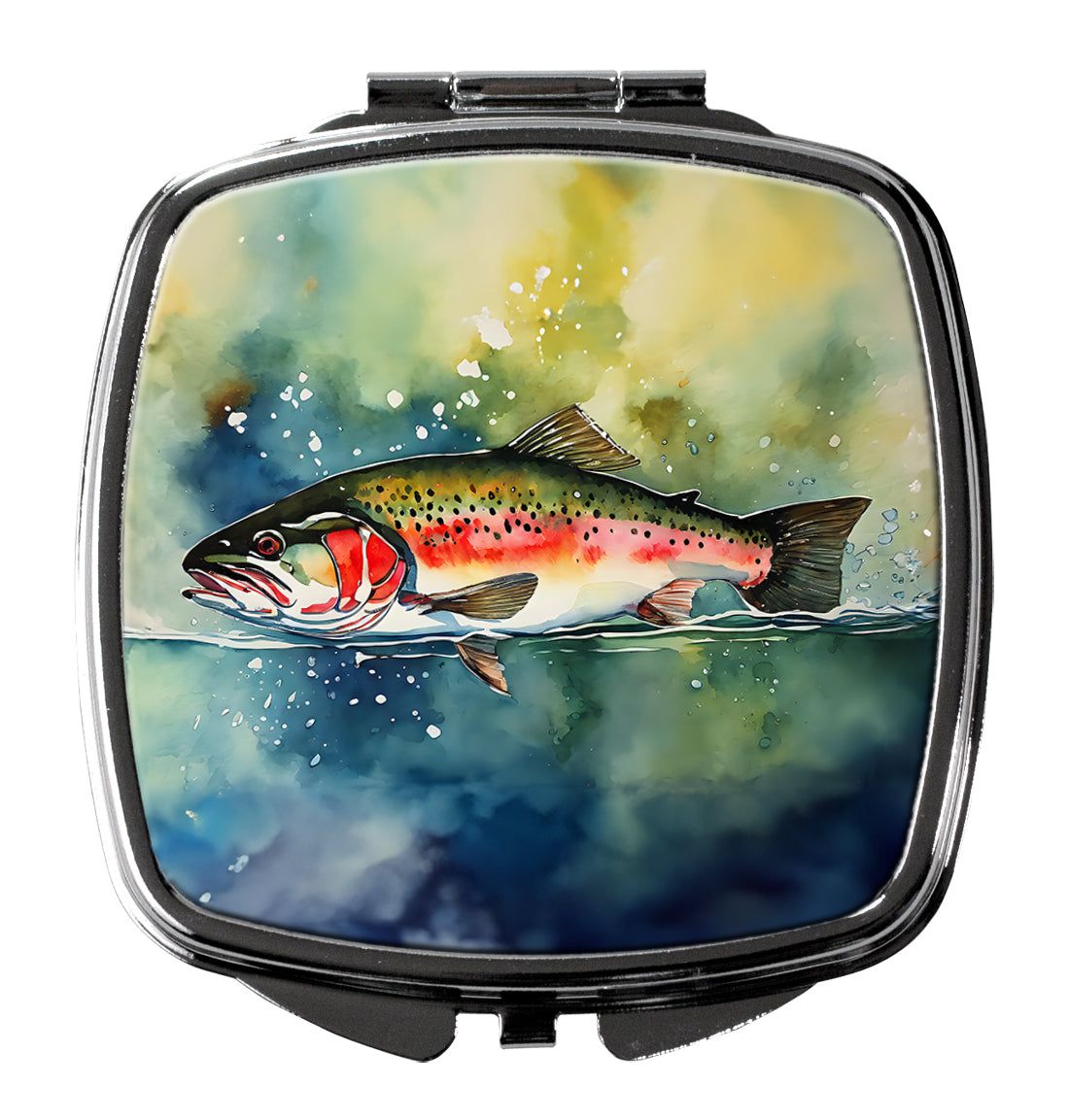 Trout Compact Mirror by Caroline's Treasures