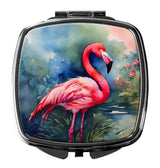 Flamingo Compact Mirror by Caroline's Treasures