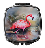 Flamingo Compact Mirror by Caroline's Treasures