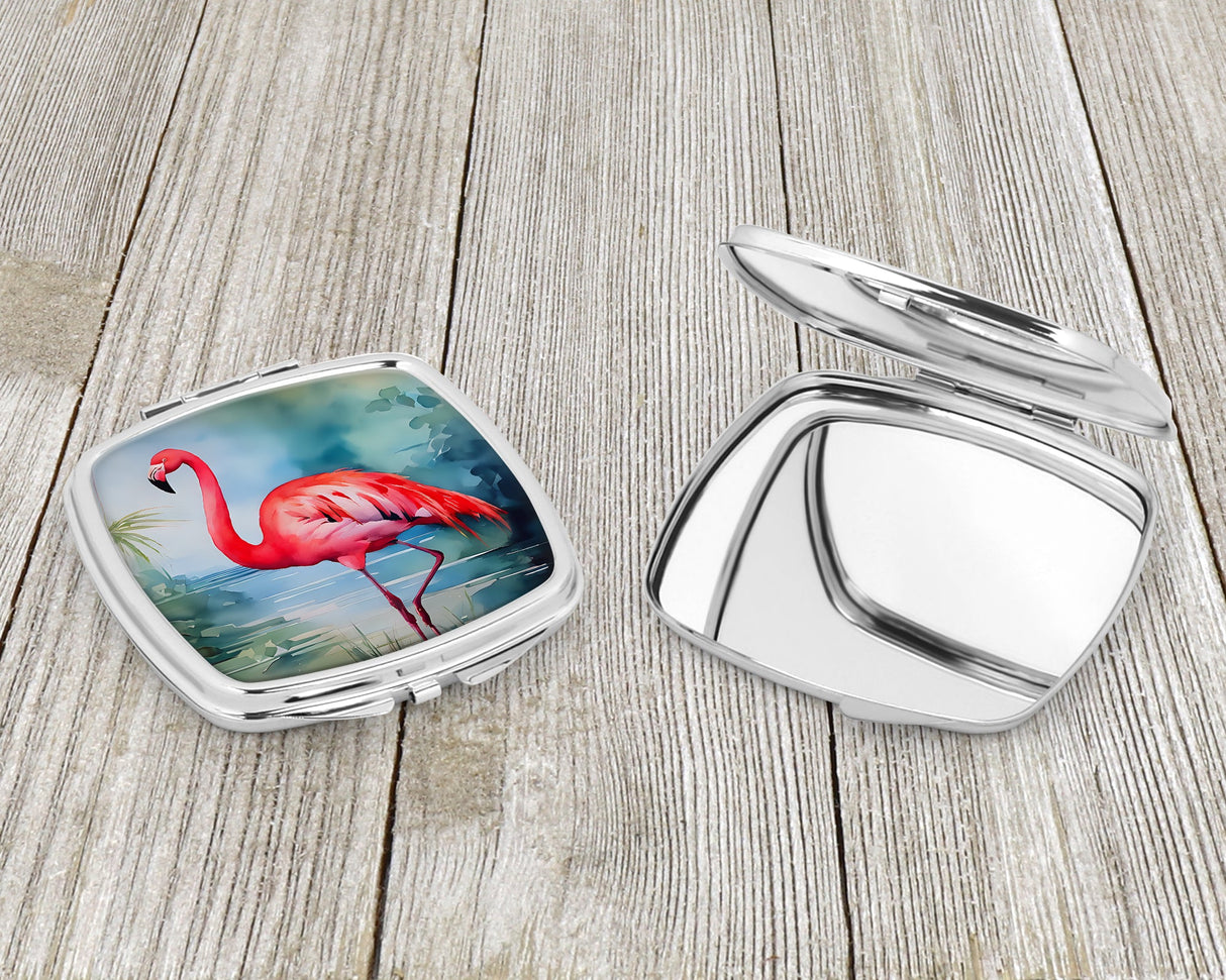 Flamingo Compact Mirror by Caroline's Treasures