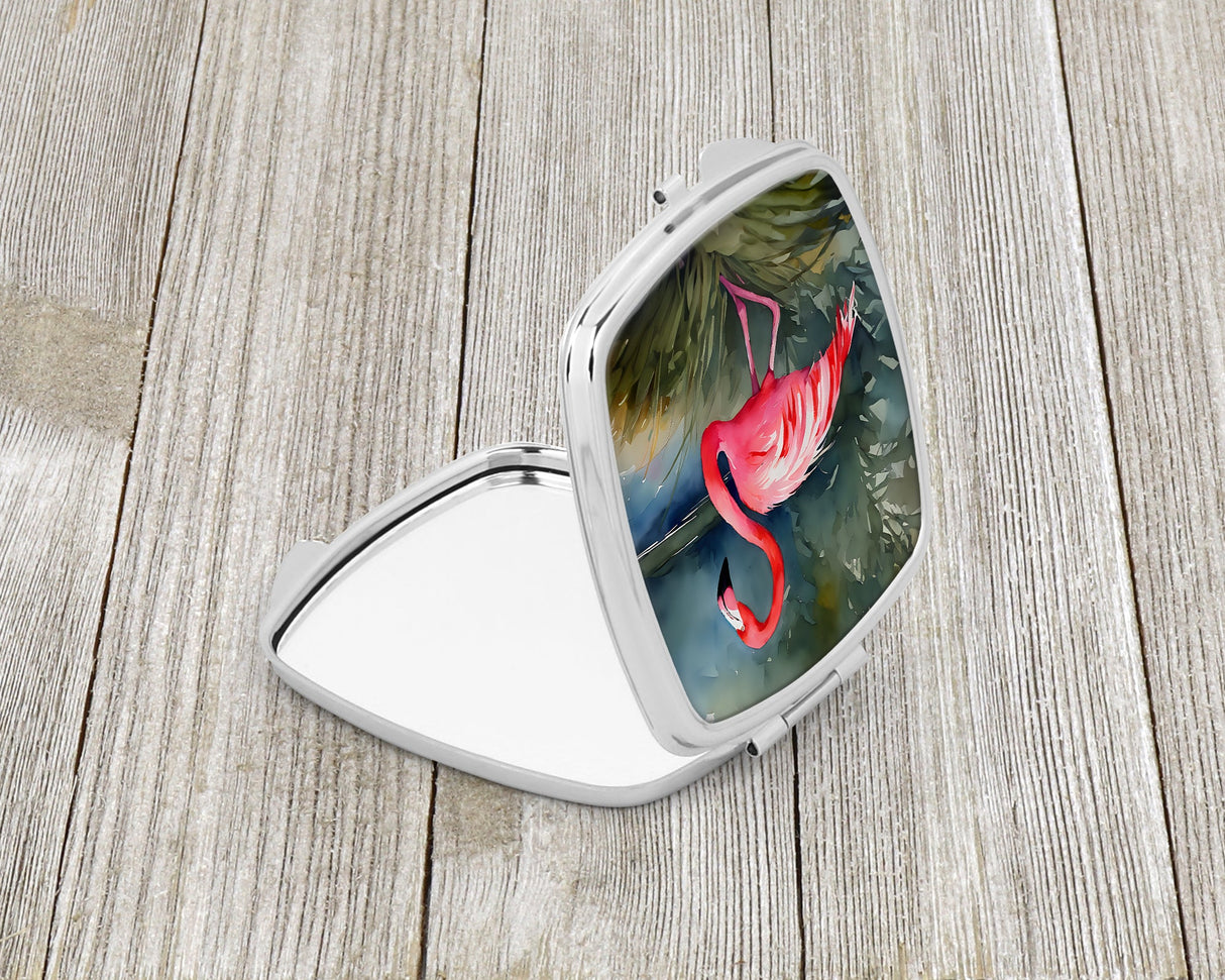 Flamingo Compact Mirror by Caroline's Treasures