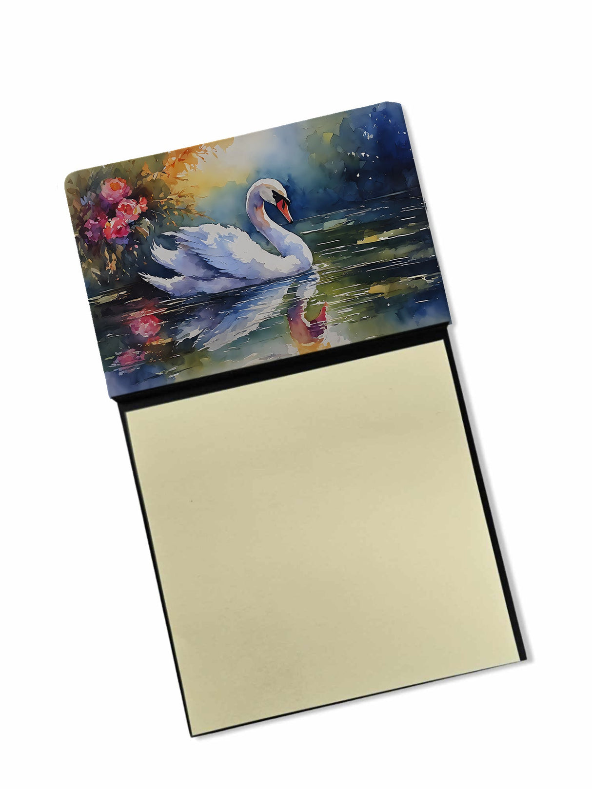 Swan Sticky Note Holder by Caroline's Treasures