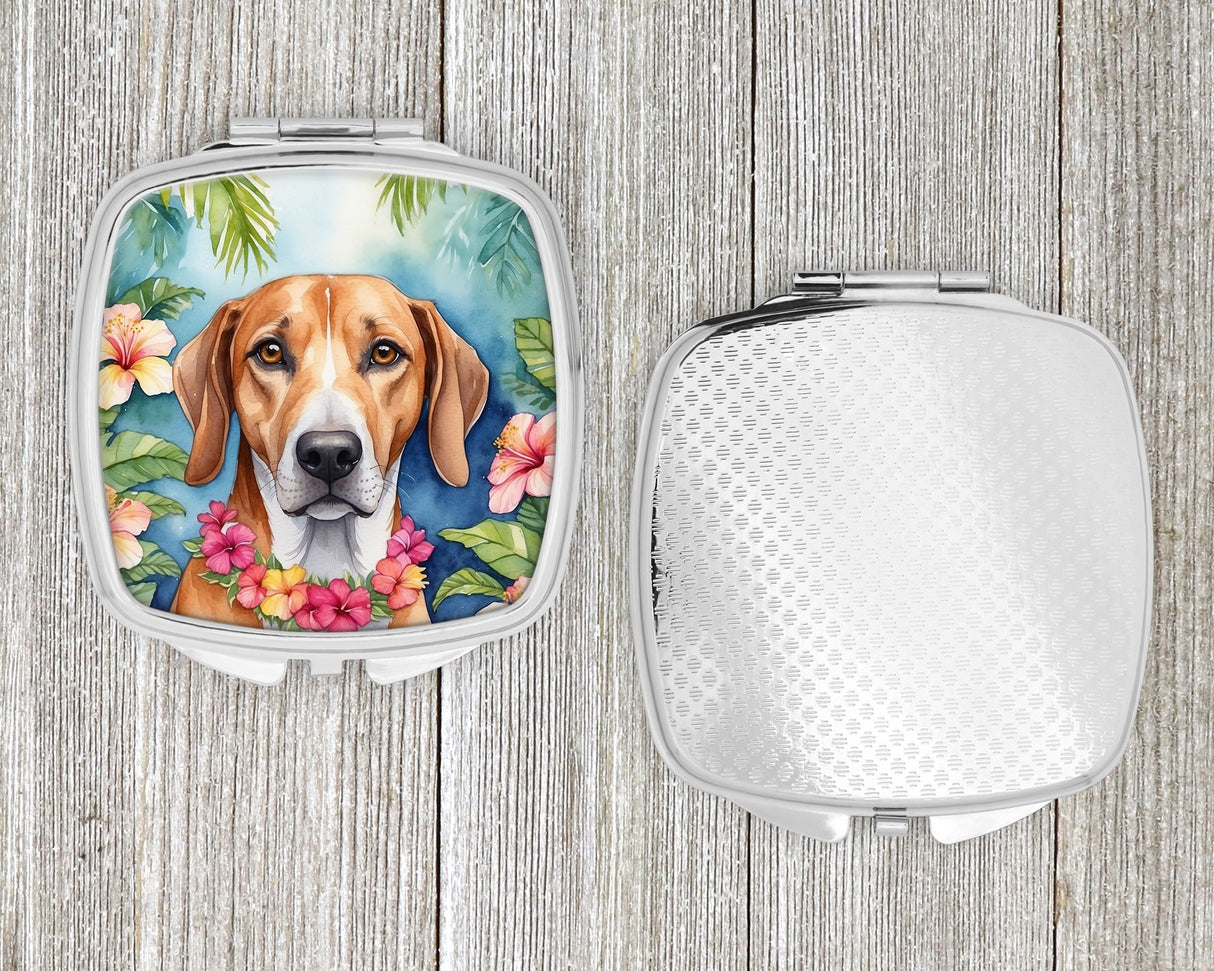 American Foxhound Luau Compact Mirror by Caroline's Treasures