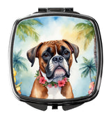 Boxer Luau Compact Mirror by Caroline's Treasures