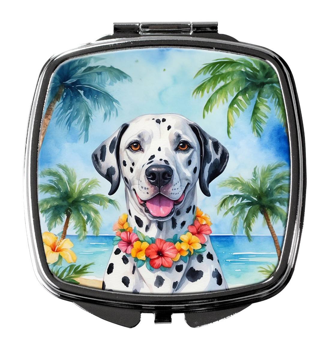 Dalmatian Luau Compact Mirror by Caroline's Treasures