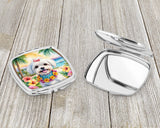 Maltese Luau Compact Mirror by Caroline's Treasures