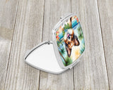 Papillon Luau Compact Mirror by Caroline's Treasures