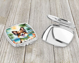 Papillon Luau Compact Mirror by Caroline's Treasures