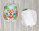 Shiba Inu Luau Compact Mirror by Caroline's Treasures