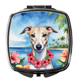 Whippet Luau Compact Mirror by Caroline's Treasures