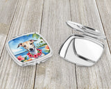 Whippet Luau Compact Mirror by Caroline's Treasures