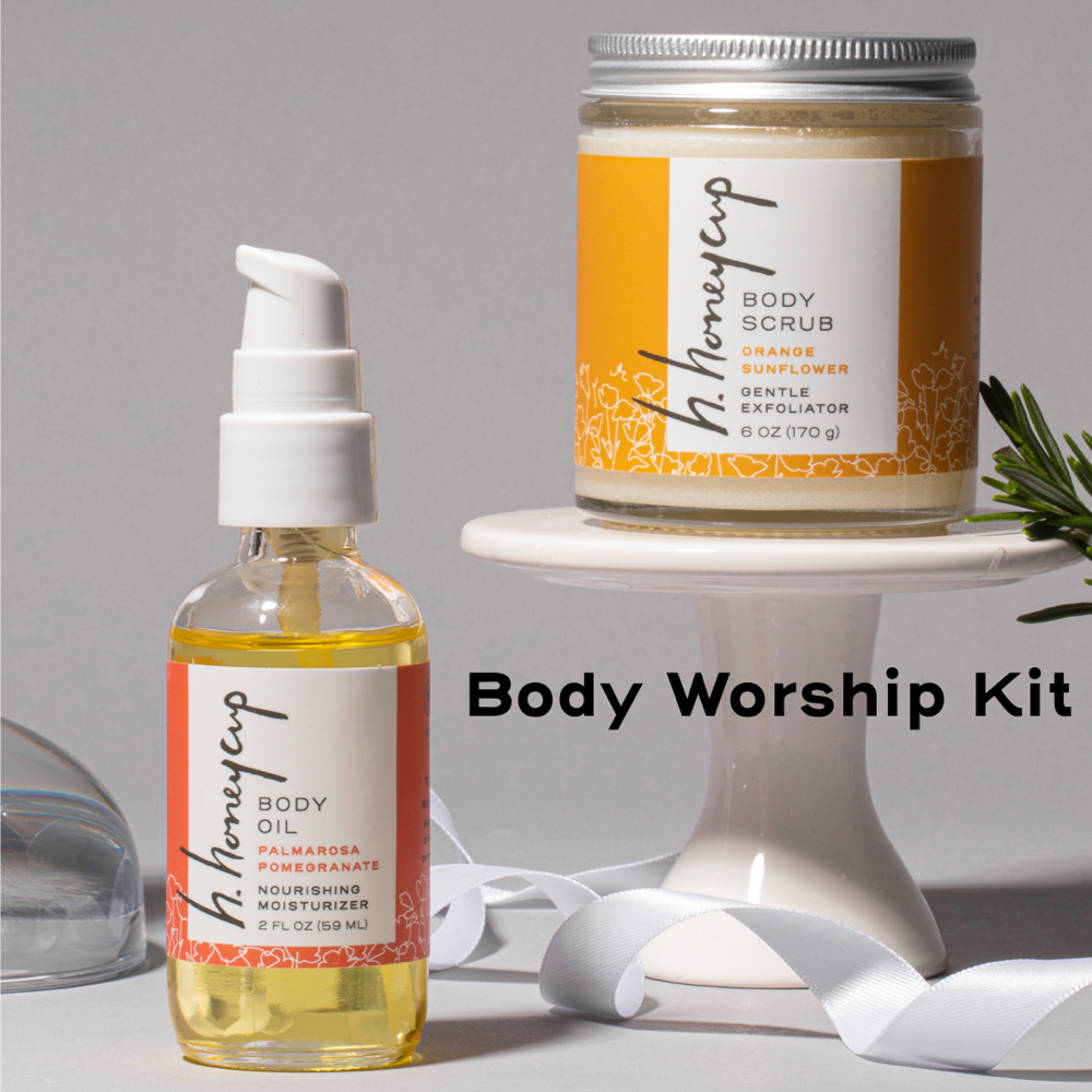 Body Scrub Orange Sunflower by H. Honeycup