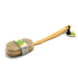 Bath Body Brush With Long Bamboo Handle by Pursonic