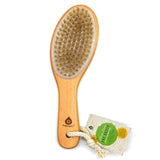 Bath Body Brush With Lotus Wooden Handle by Pursonic