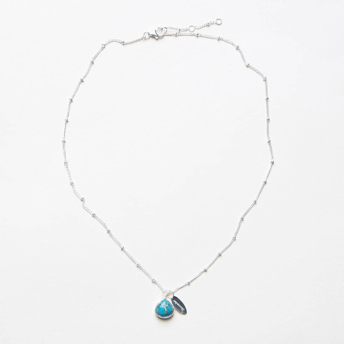 December Turquoise Birthstone Necklace by Tiny Rituals