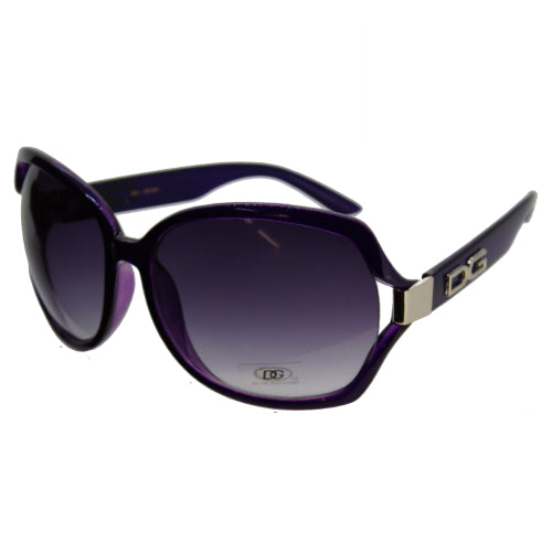 DG Sunglasses Oversized 26340 - Tortoise - Purple