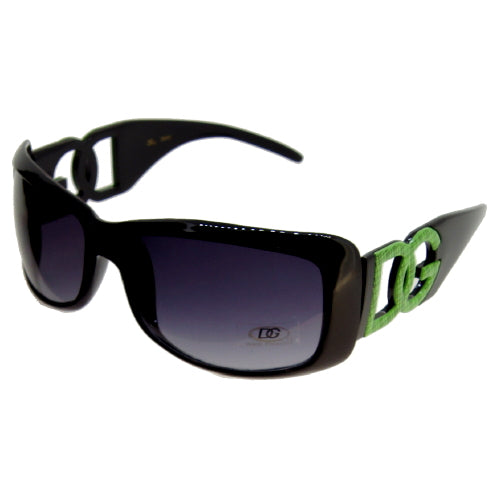 DG Sunglasses Women Oversized DG26341 - Green Logo