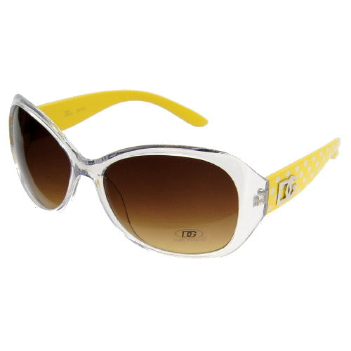 DG Sunglasses Women Oversized DG26775 - Yellow