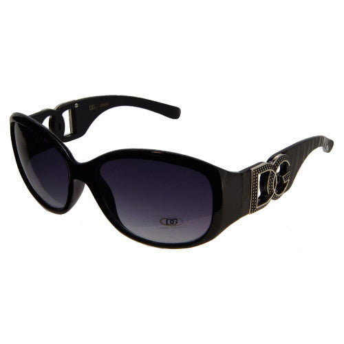 DG Sunglasses Women Oversized DG26803 - Black