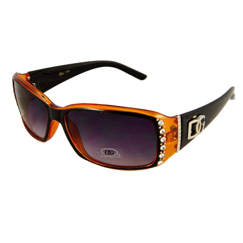 DG Sunglasses Women Rhinestone DG8RS1758 - Brown