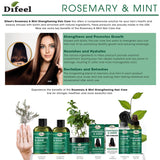 Difeel Rosemary Mint with Biotin Shampoo & Conditioner Combo Packet 2oz. by difeel - find your natural beauty