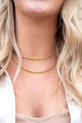 Luxe Gold Rope Chain - 16" by Spiffy & Splendid