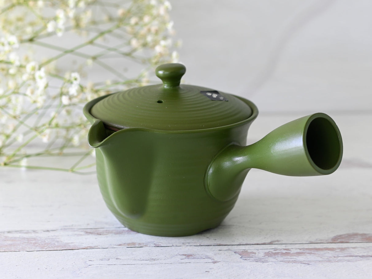 Handcrafted Japanese Kyusu Teapot with Filters (380ml) by Aprika Life