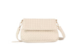 Woven flap over clutch by hfstylish