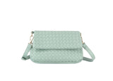 Woven flap over clutch by hfstylish