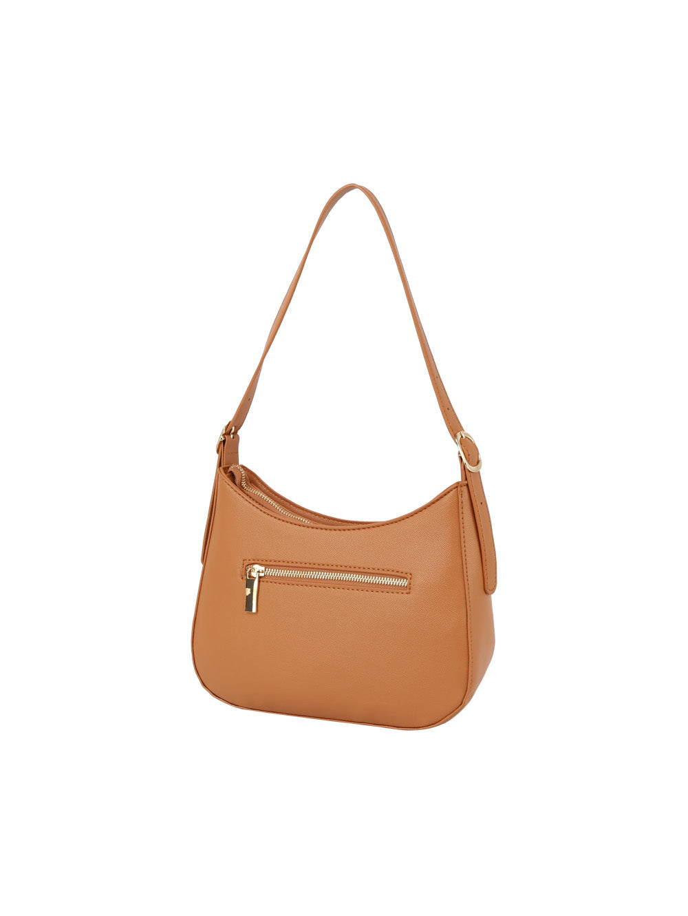 Structured half moon shoulder bag by hfstylish