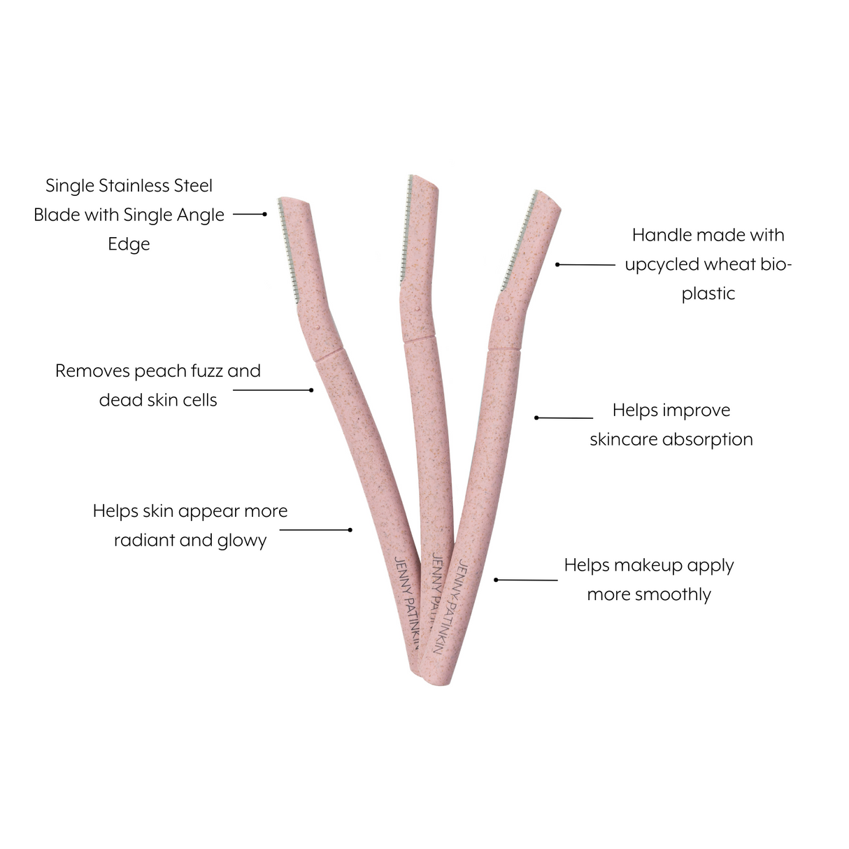 Skin Smoothing Trio Dermaplaning Set by jennypatinkin