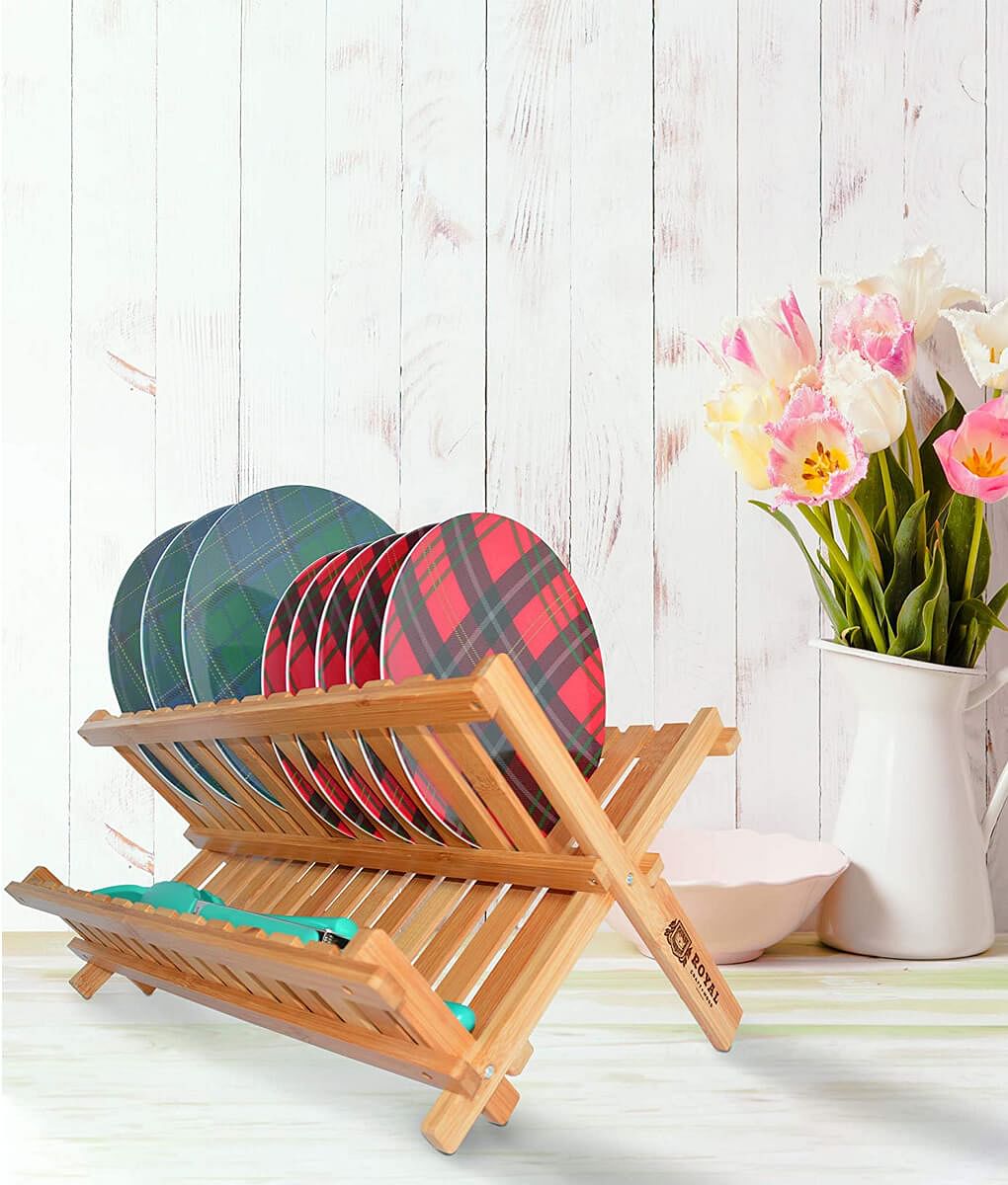 Bamboo Dish Rack by Royal Craft Wood