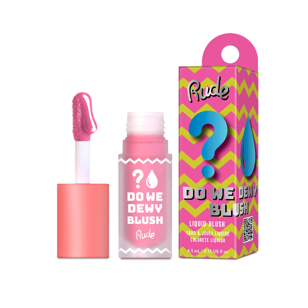 RUDE Do We Dewy Liquid Blush - Peony