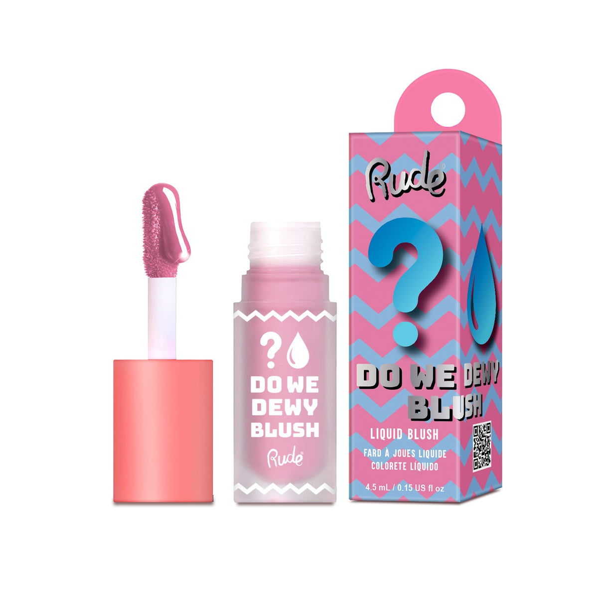 RUDE Do We Dewy Liquid Blush - Cool Berry