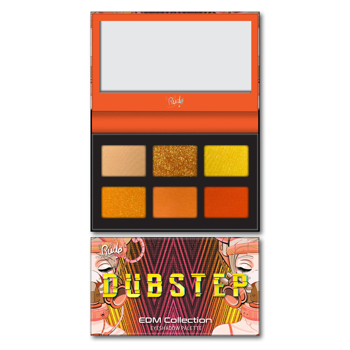 RUDE EDM Collection Eyeshadow Palette - Dubstep