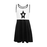 B&W, Bulky star Skater Dress by Stardust