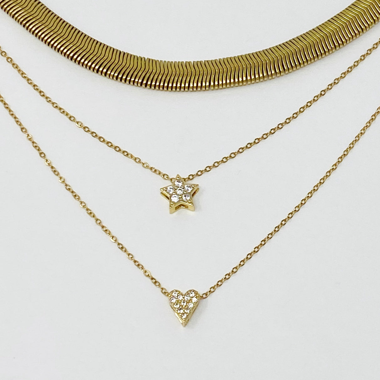 Style Staple Herringbone Chain Necklace by Ellisonyoung.com