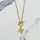 Modern Classic Initial Necklace by Ellisonyoung.com