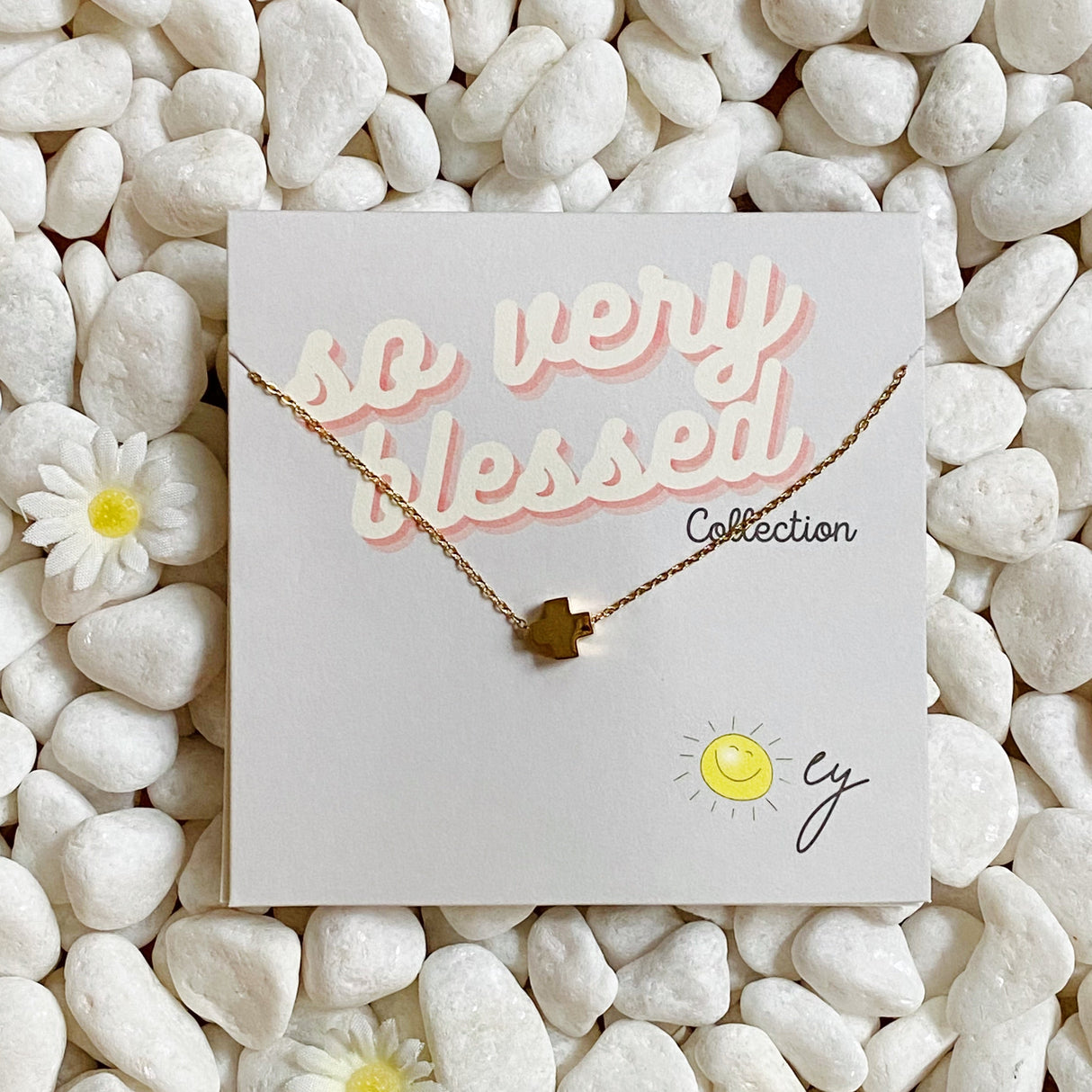 So Very Blessed Cross Necklace by Ellisonyoung.com